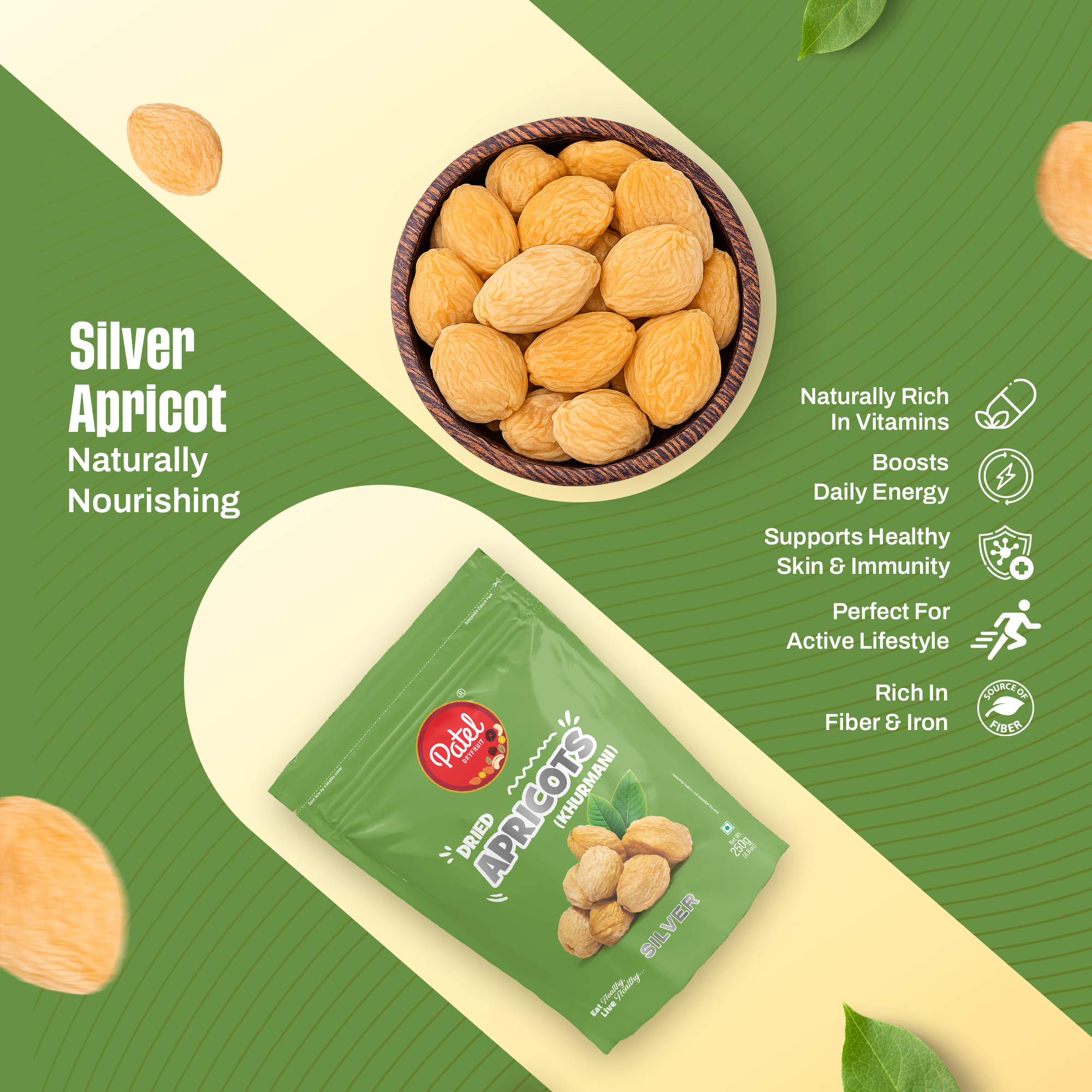 Dried Apricots Silver (Khurmani)