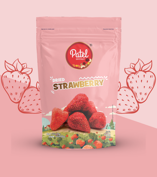 Patel Dryfruit Dried Fruits Strawberry