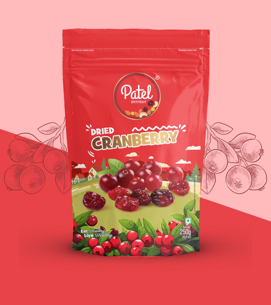 Patel Dryfruit Dried Fruits Cranberry
