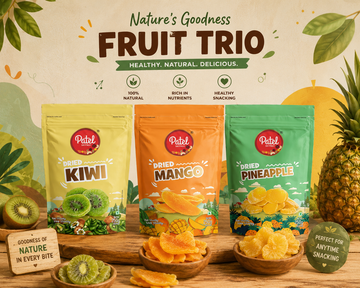Dried Fruit Trio Combo - Kiwi, Mango & Pineapple