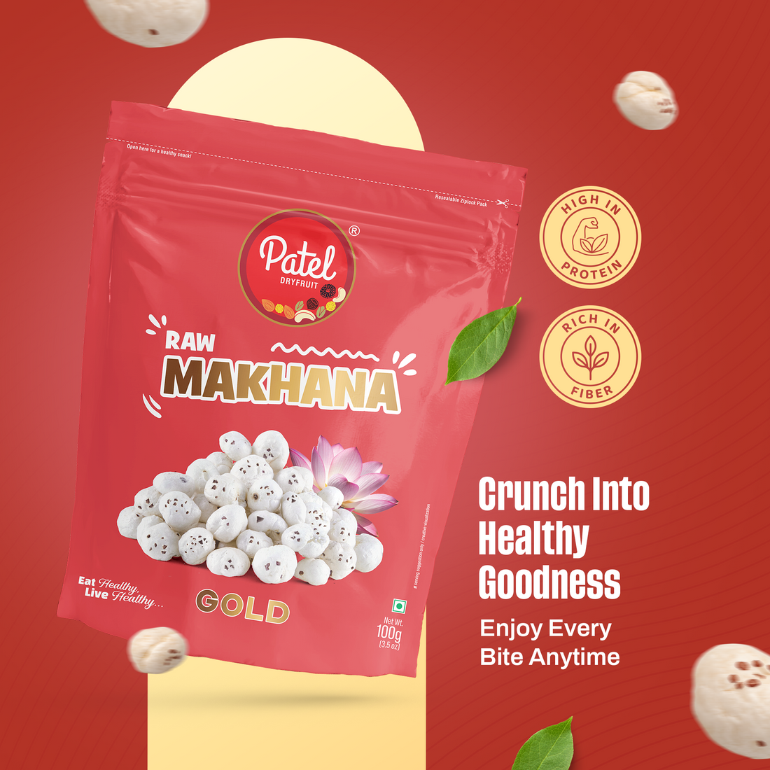 Raw Makhana Gold