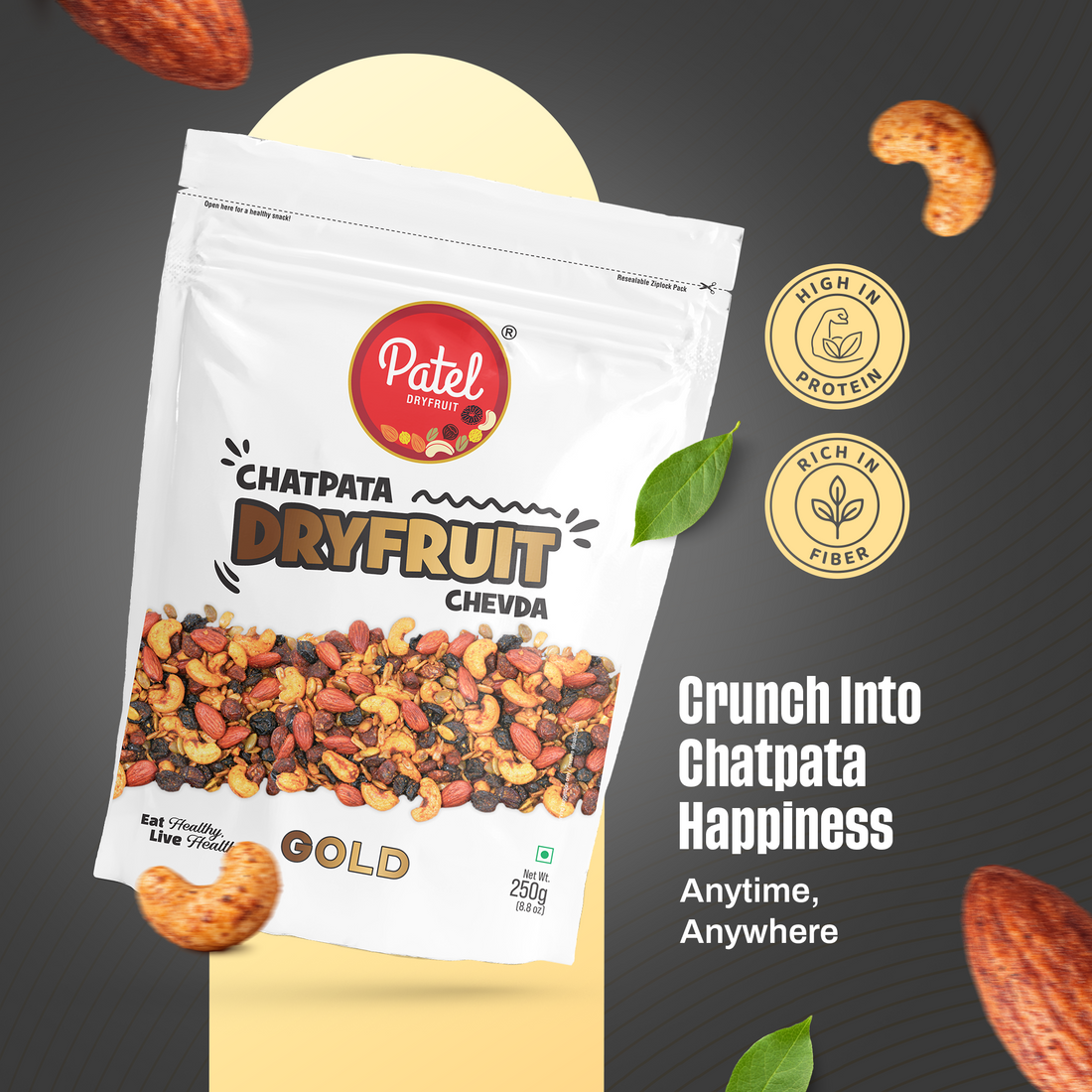 Chatpata Dryfruit Chevda Gold