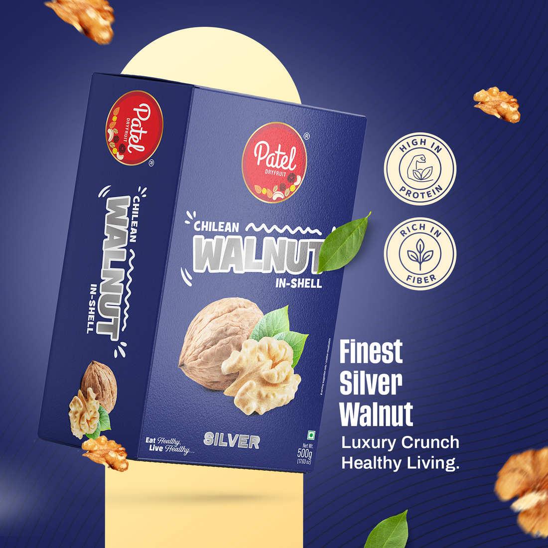 Chilen Walnut In-Shell Silver