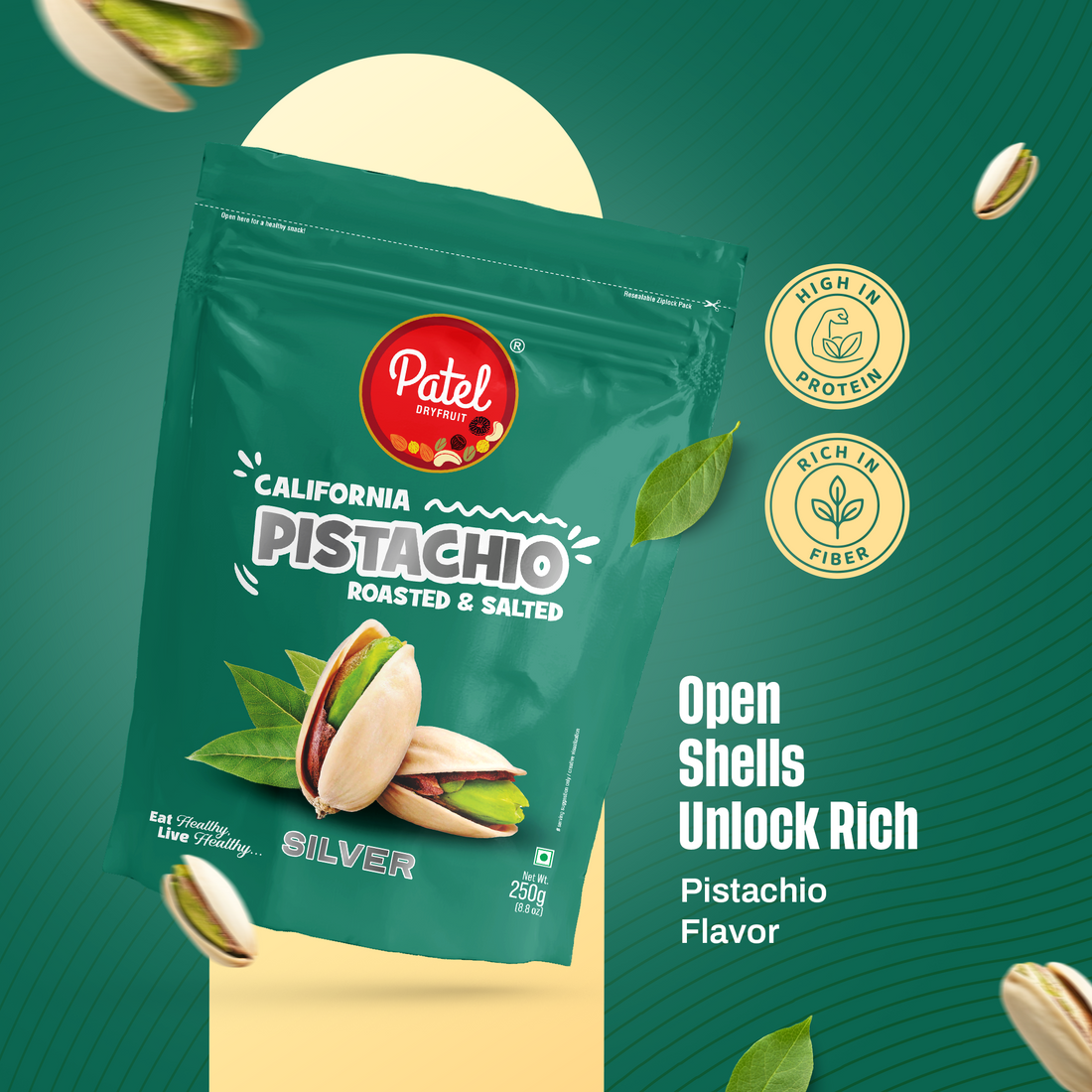 California Pistachio Silver - Roasted & Salted
