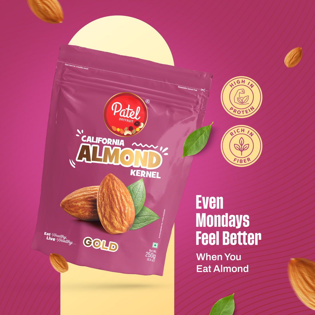 California Almond Kernel Gold