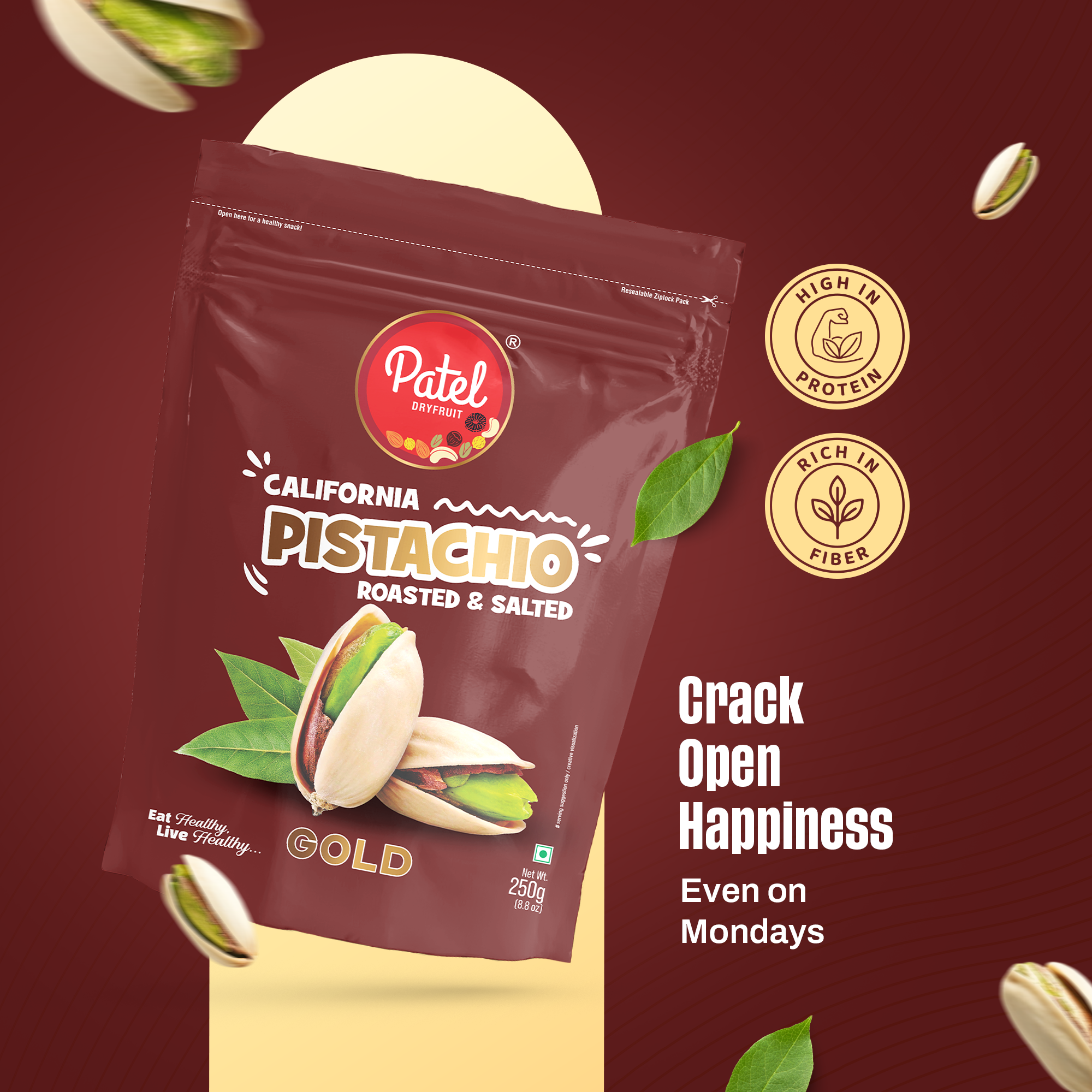 California Pistachio Gold - Roasted & Salted