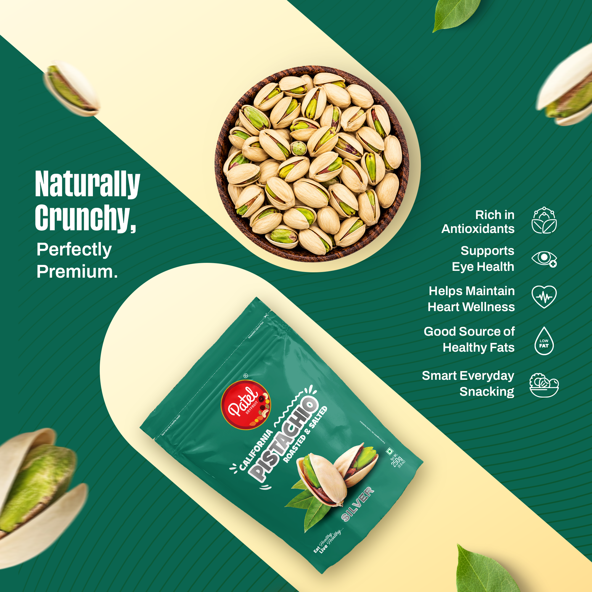 California Pistachio Silver - Roasted & Salted