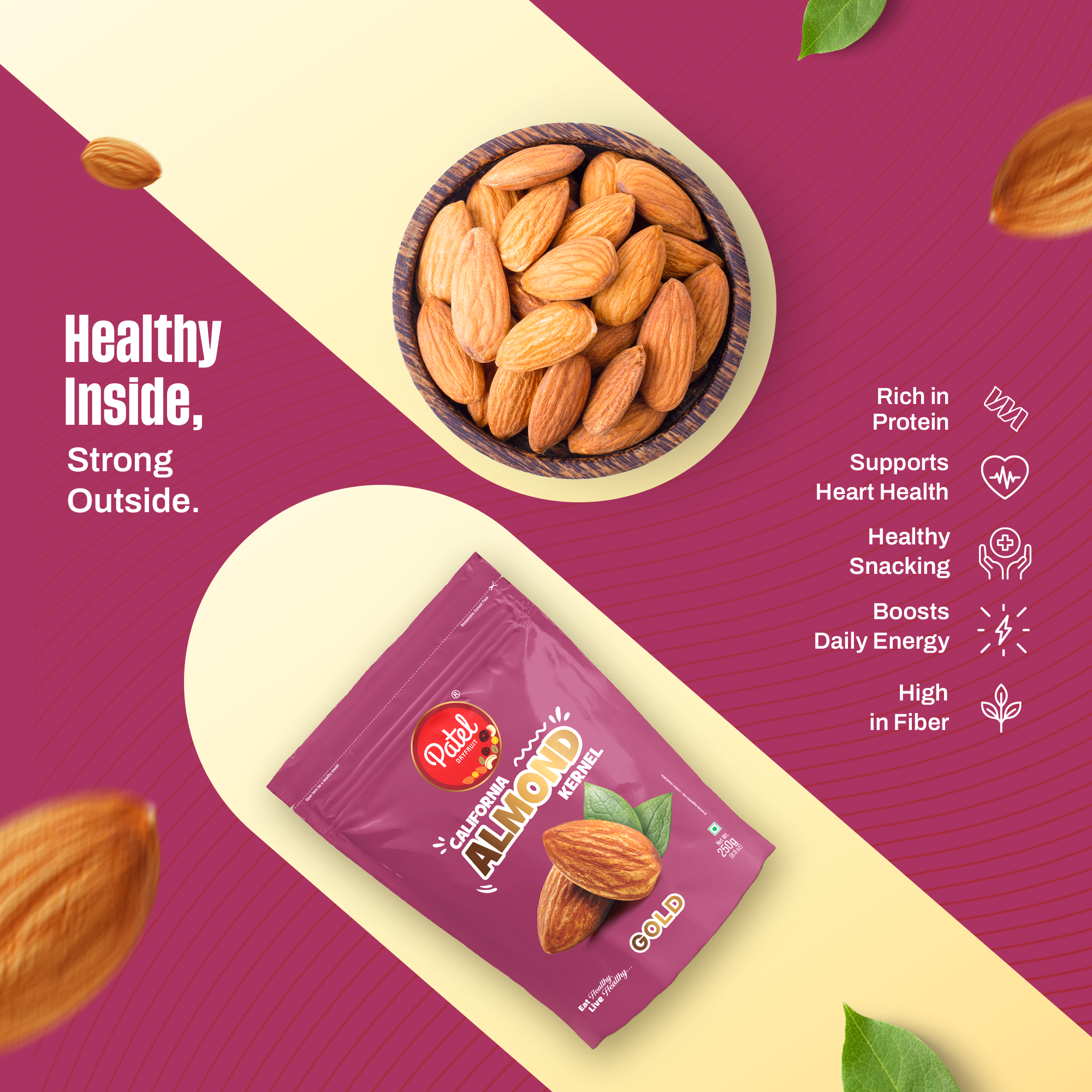 California Almond Kernel Gold