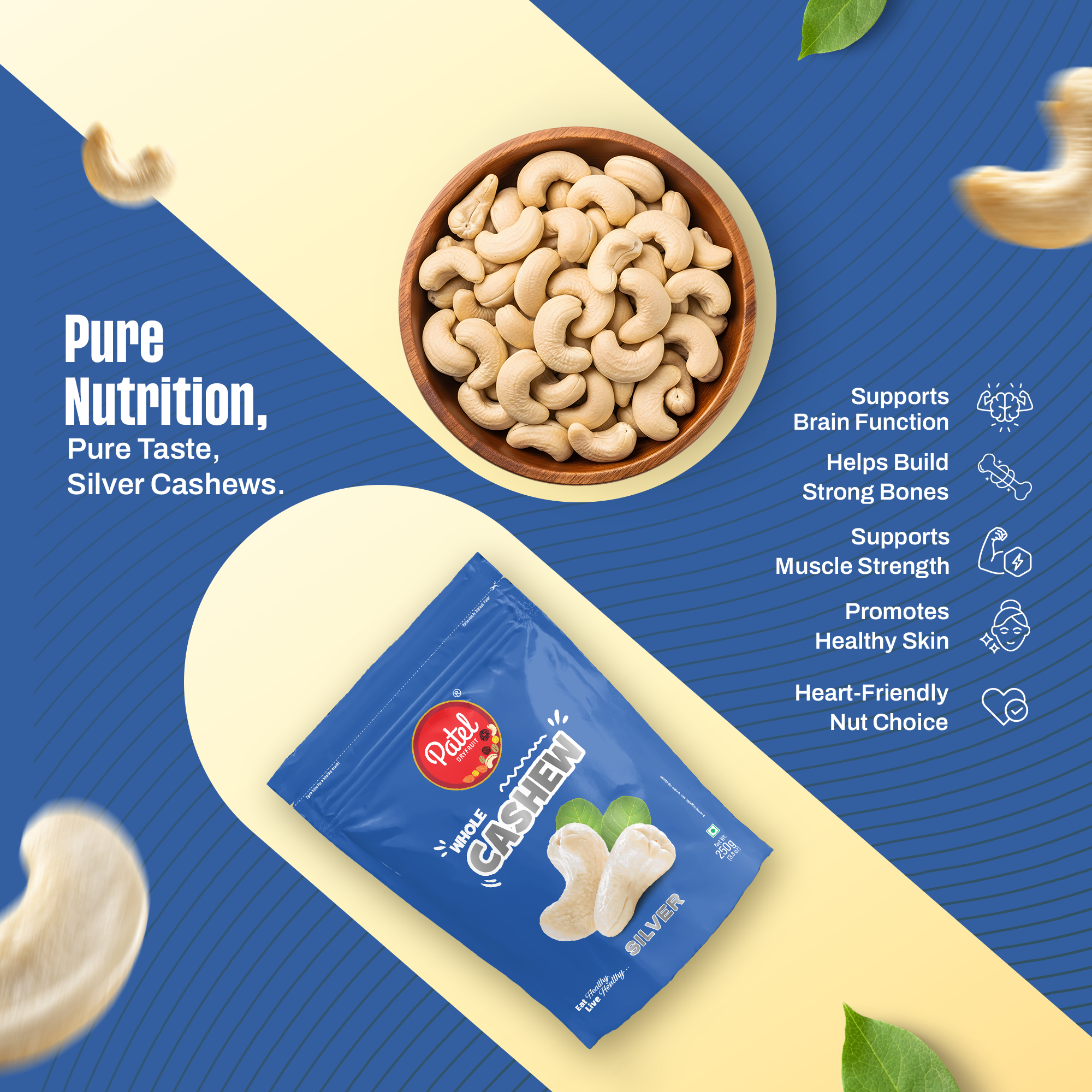 Whole Cashew Silver