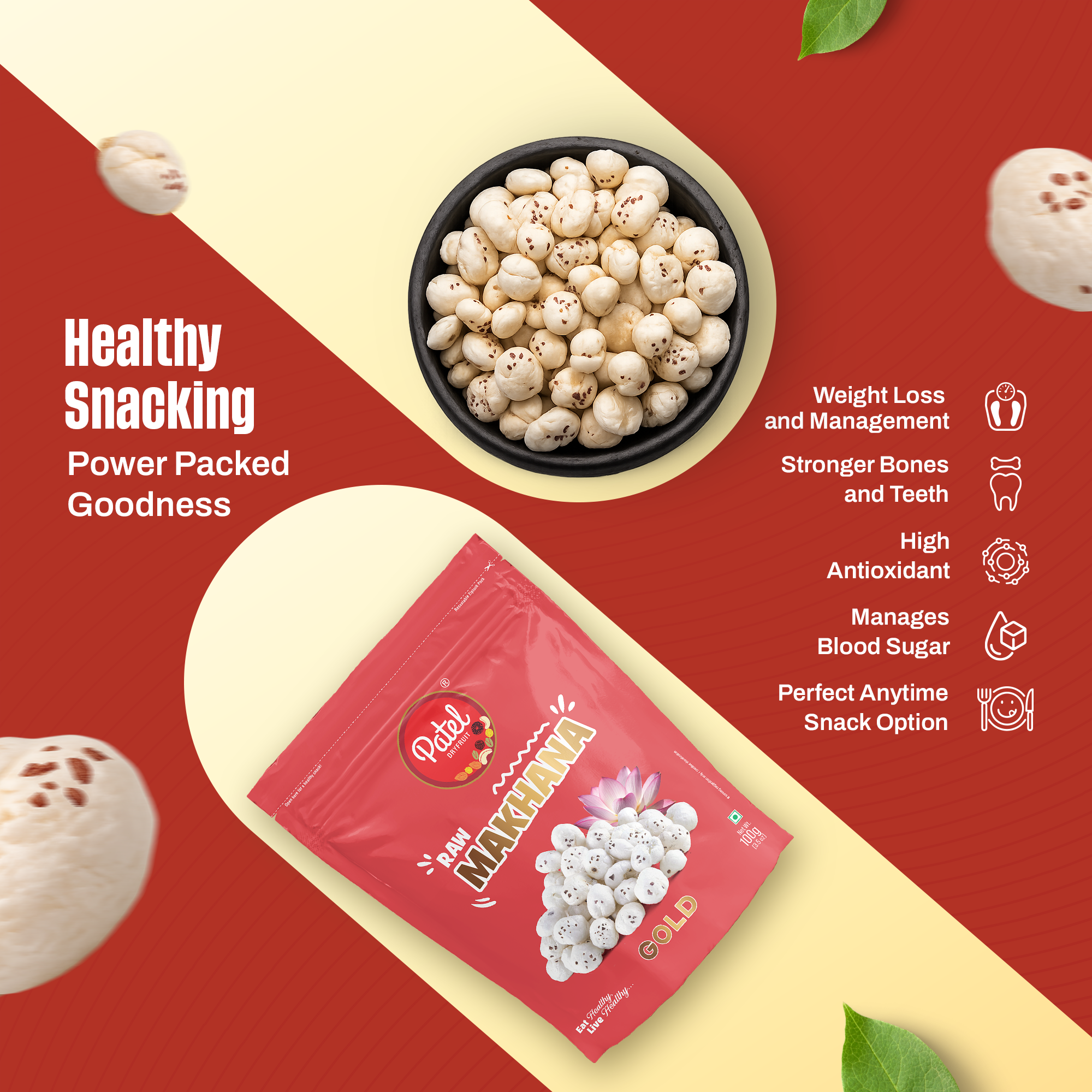 Raw Makhana Gold