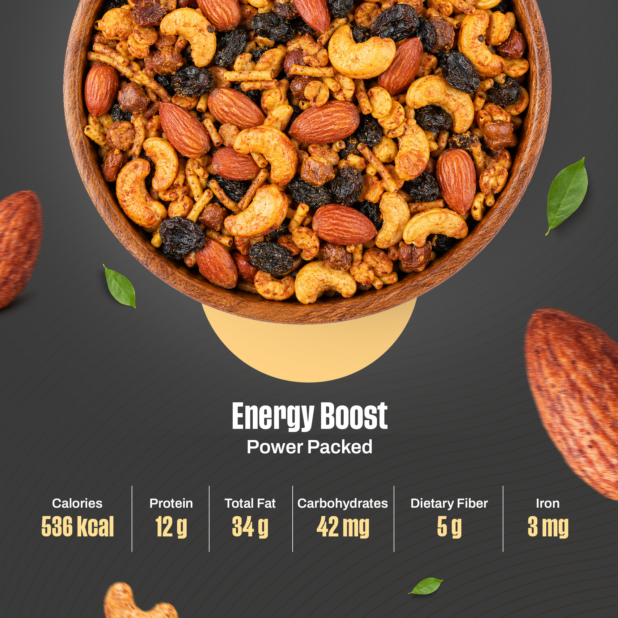 Chatpata Dryfruit Chevda Gold