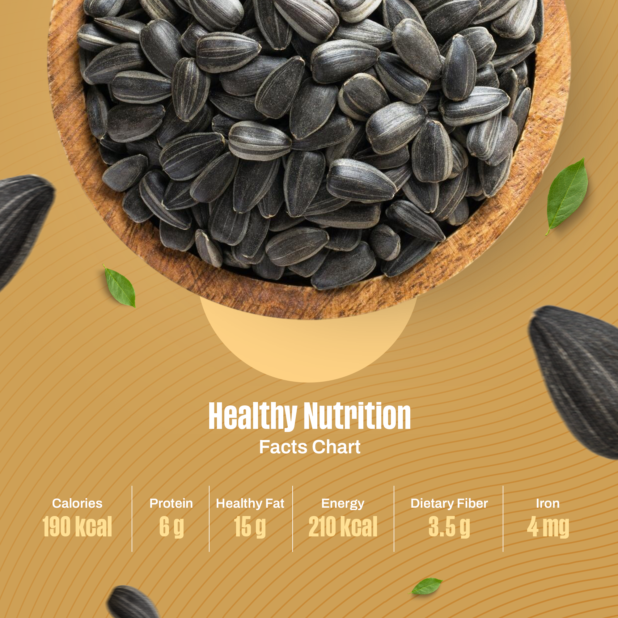 Raw Sunflower Seeds Gold