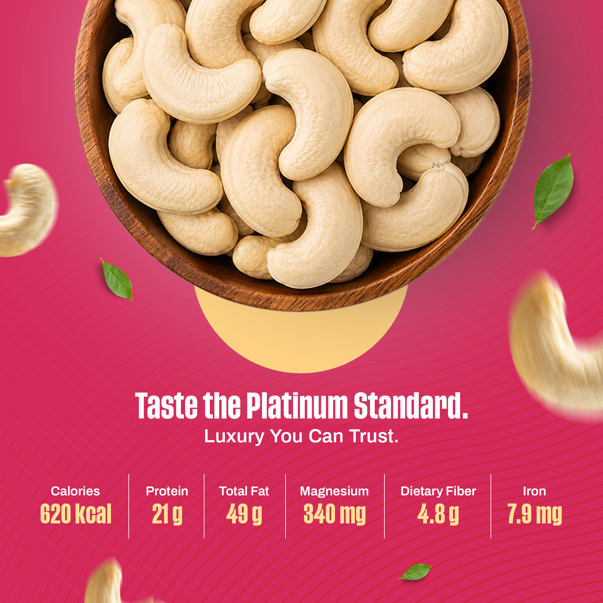 Whole Cashew Platinum