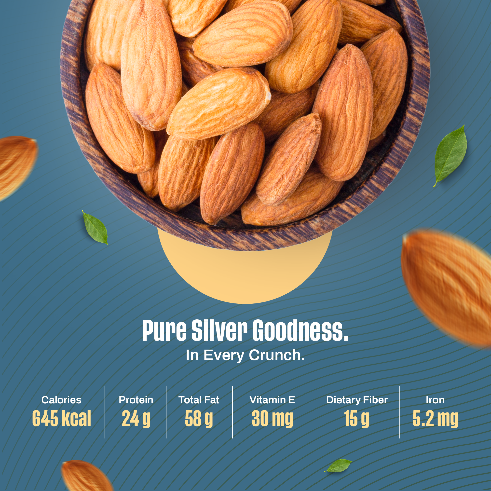 California Almond Kernel Silver