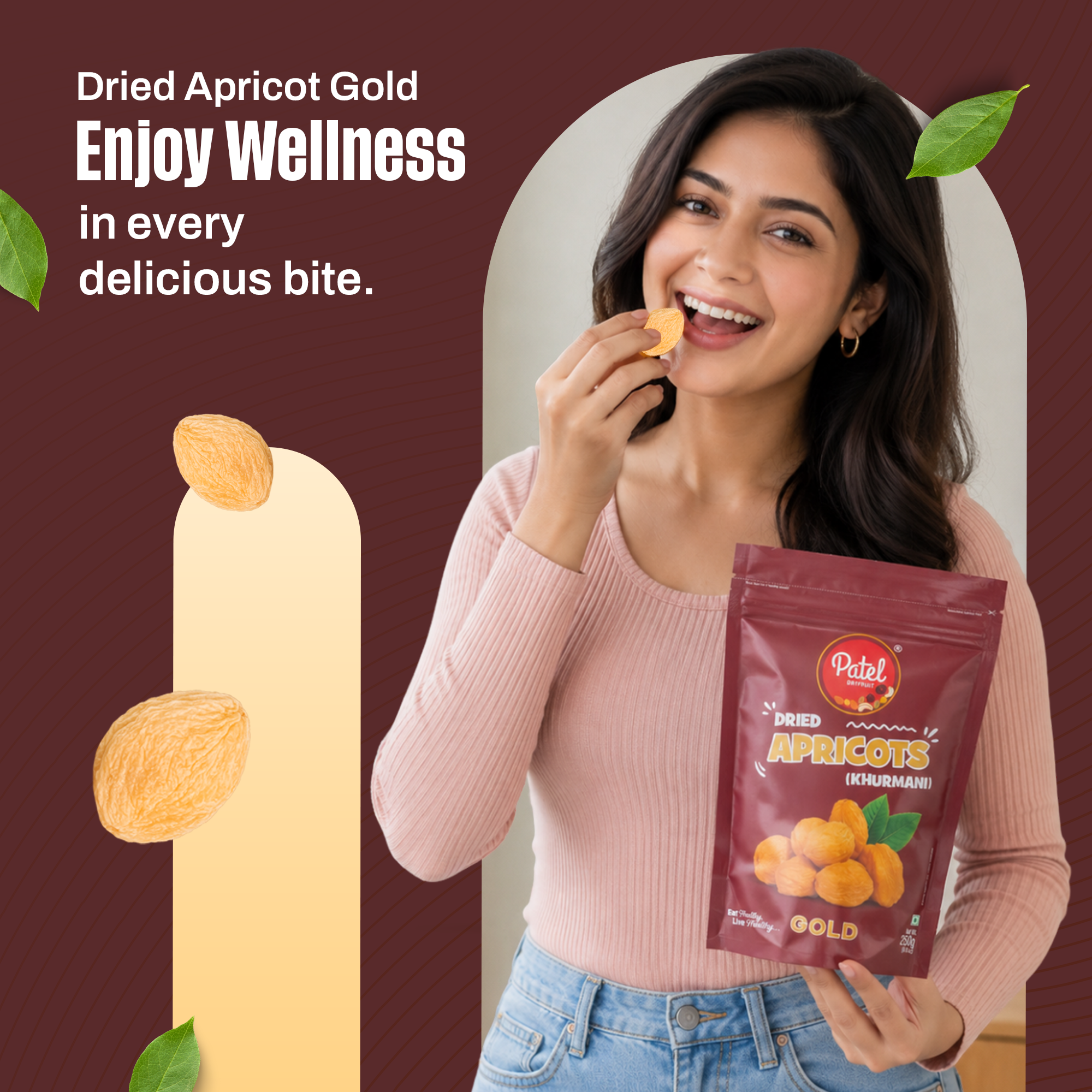 Dried Apricots Gold (Khurmani)