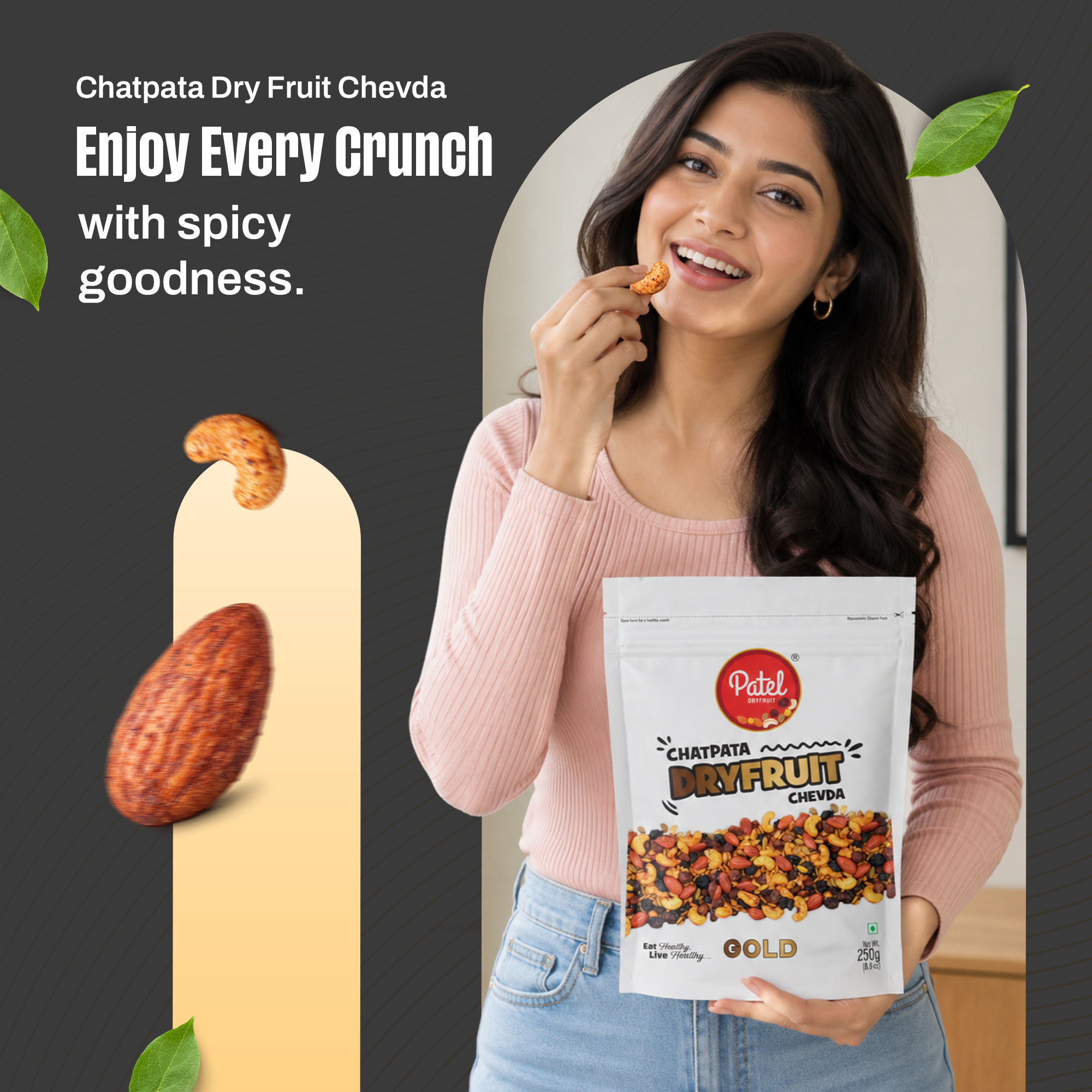 Chatpata Dryfruit Chevda Gold