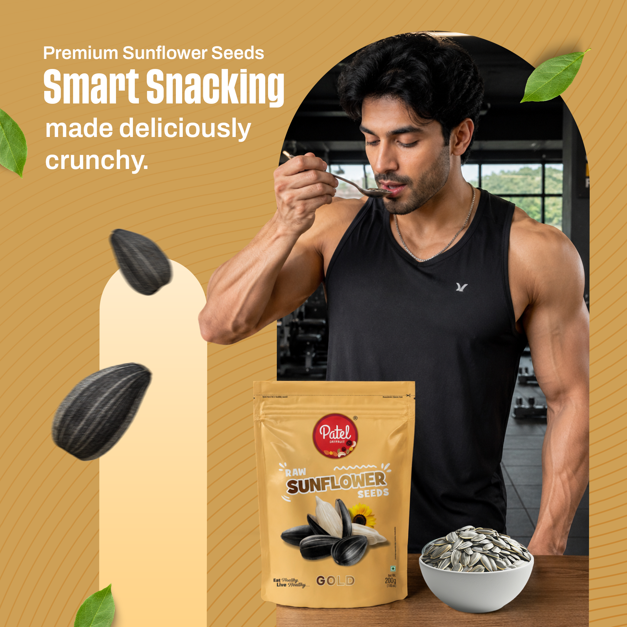 Raw Sunflower Seeds Gold