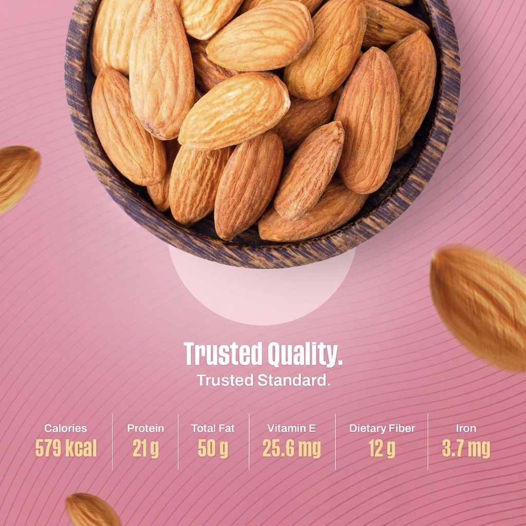 Roasted & Sorted Almonds