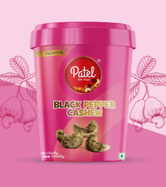 Patel Dryfruit Black Pepper Cashew