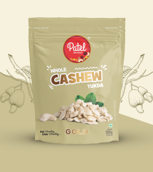 Patel Dry-Fruit Cashew Tukda Gold