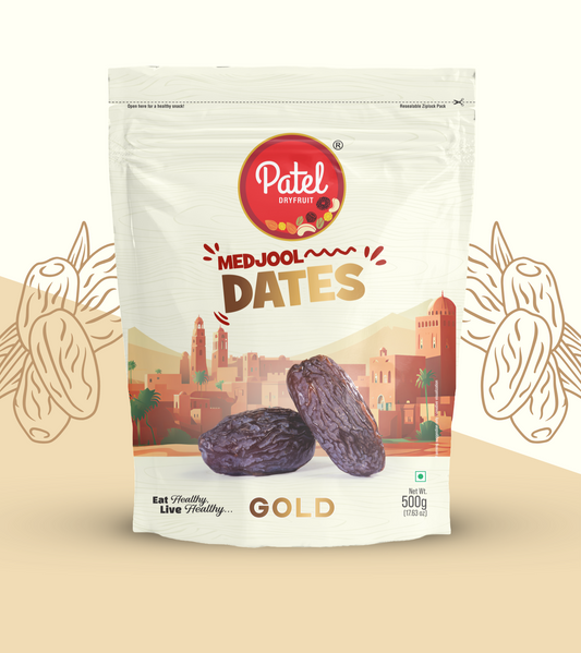 Patel Dry-Fruit Medjool Dates Gold