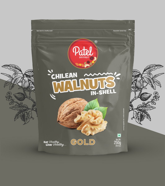 Patel Dry Fruit Walnuts In-Shell Gold