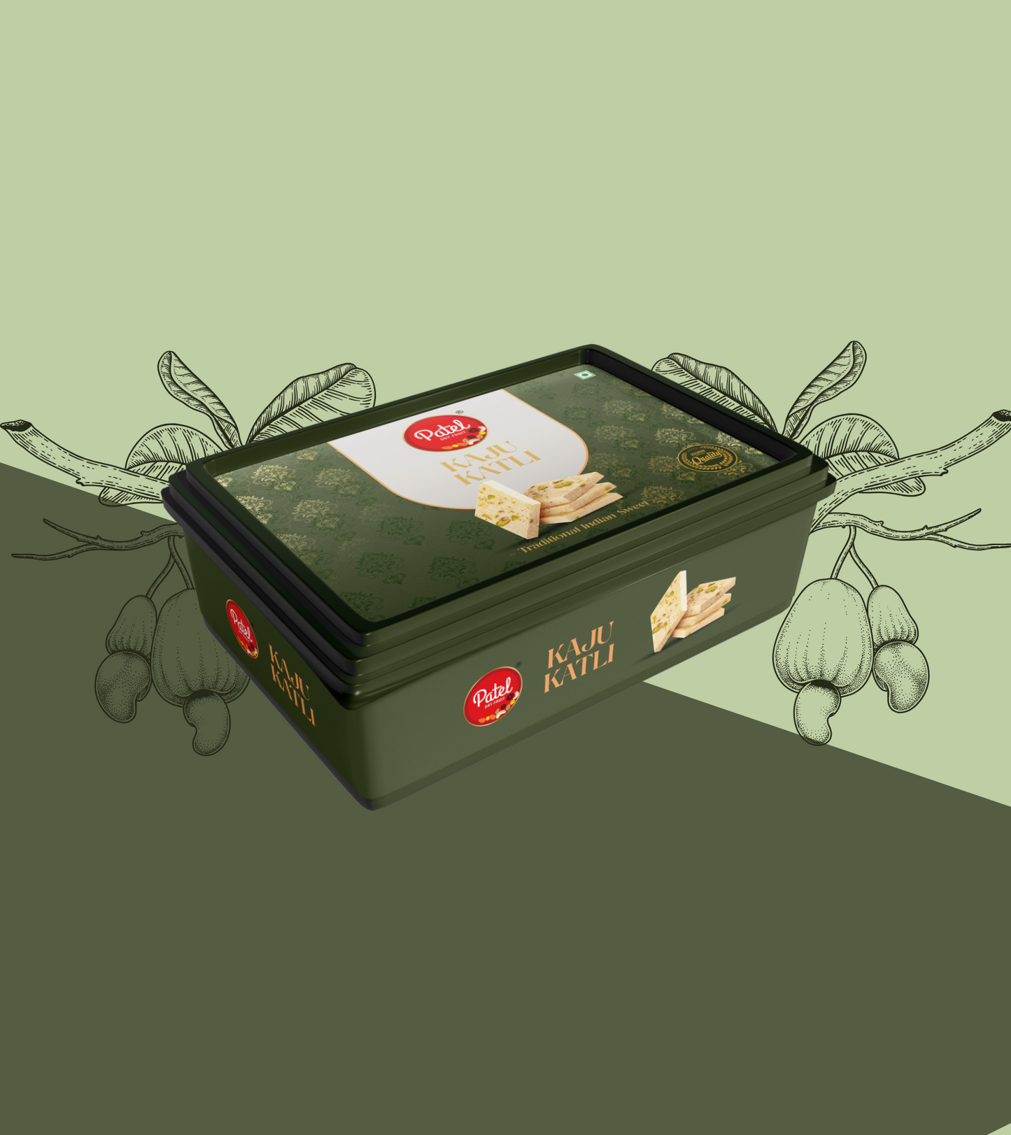 patel dryfruit sweets kaju katli-500gm